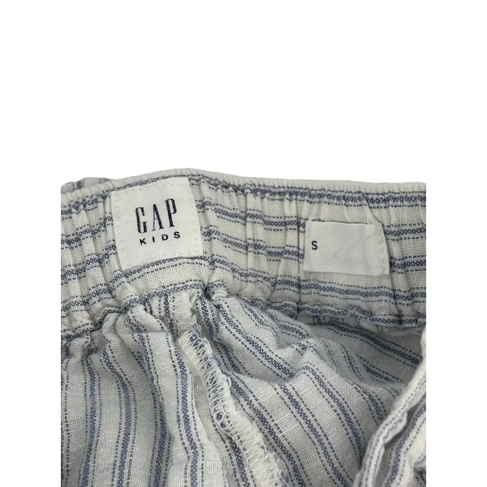 Gap Kids Girls Blue White Striped Pull-On Shorts Youth Size Small